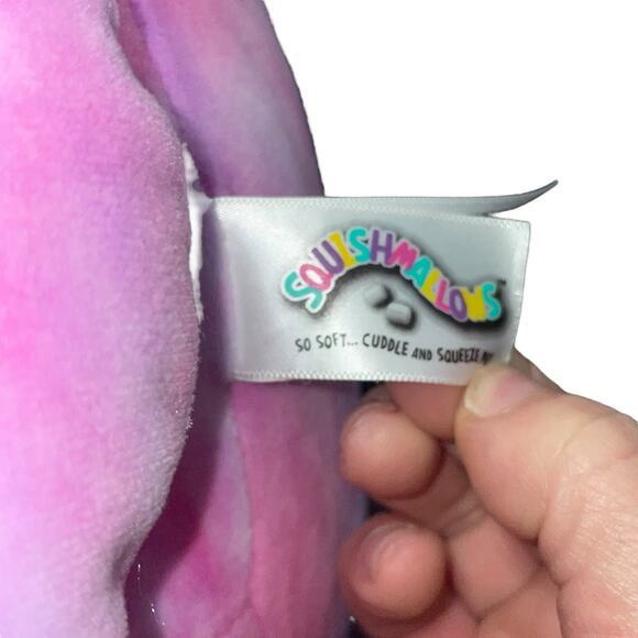 Squishmallows Plush Pillow Unicorn Lola Stuffed Animal Hearts Nursery Shower 15” - Picture 11 of 12